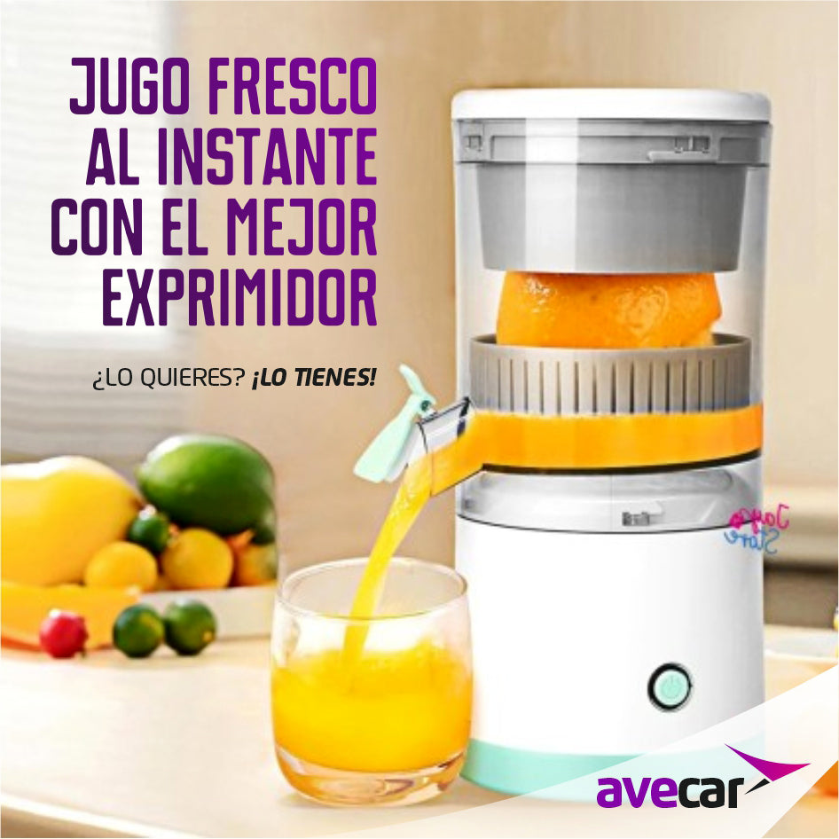 Exprimidor Eléctrico Portátil 🍊Jugo Fácil al Instante 💥